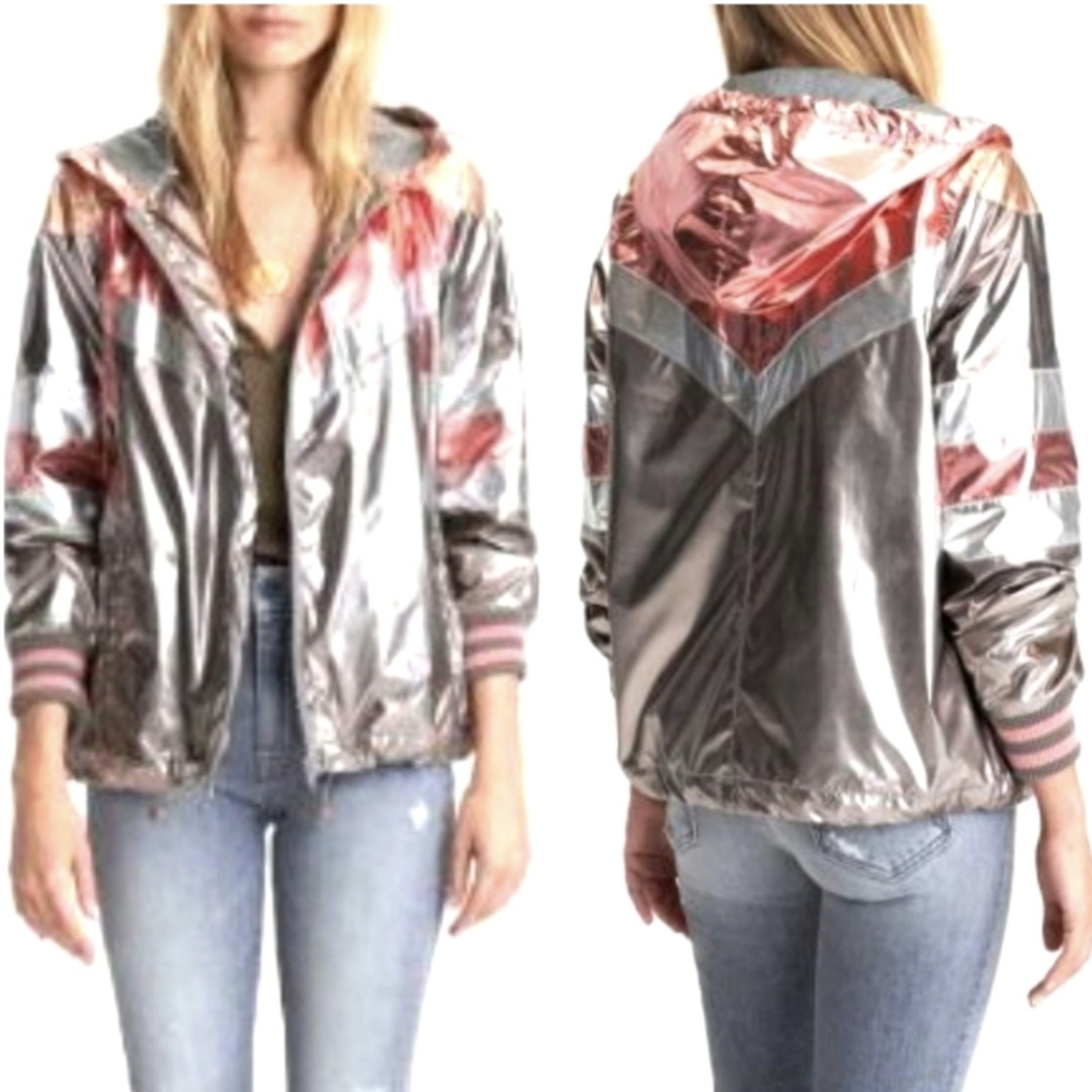 MOTHER The Triple Metallic Sport Breaker Jacket~ NWT